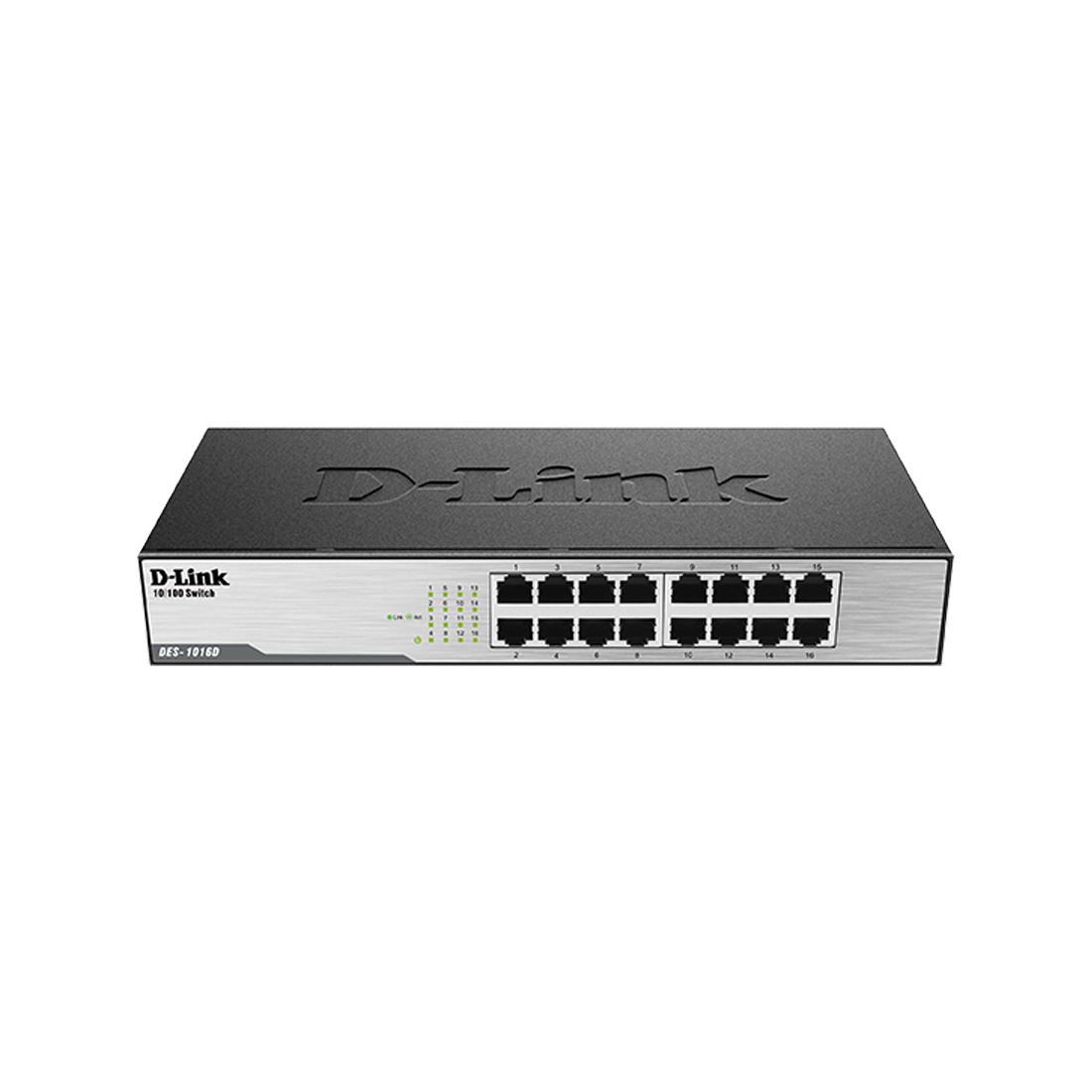 D-Link 16-Port Fast Ethernet Unmanaged Desktop Switch DES-1016D