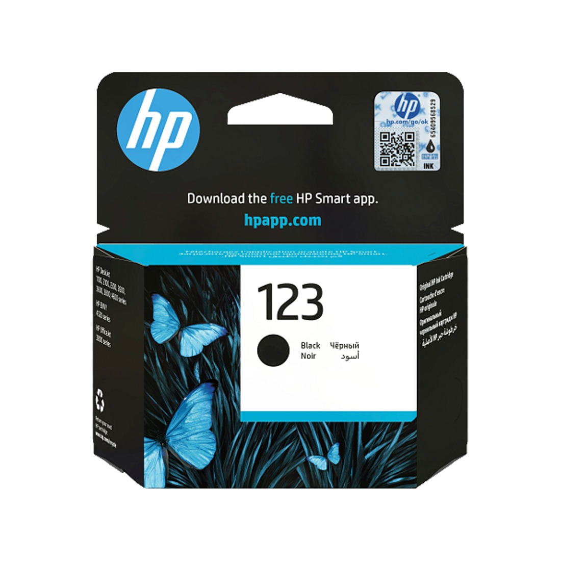 HP 123 Black Original Ink Cartridge