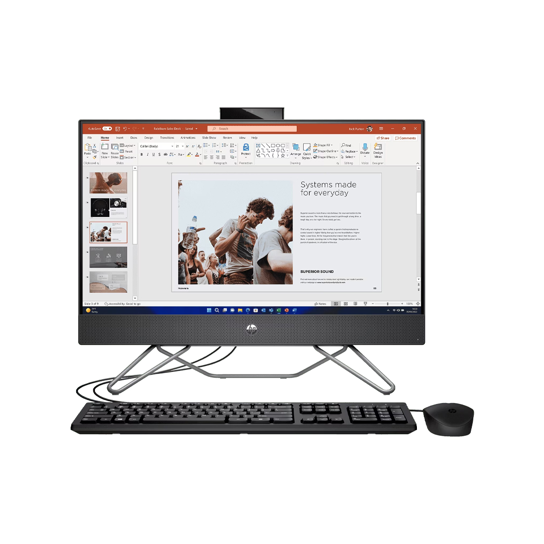 HP 240 G9 24 inch All-in-One Desktop