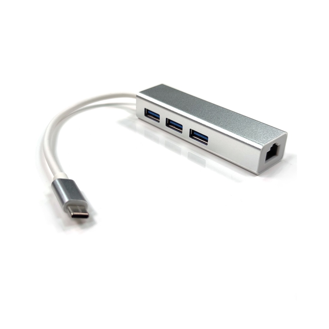 Type-C Hub with Ethernet Adapter 4-in-1