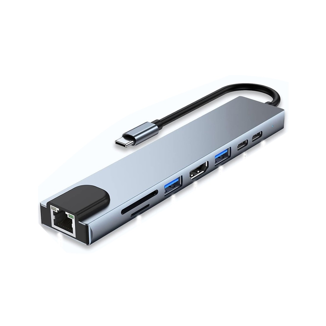 Type-C to HDTV 8-in-1 Adapter